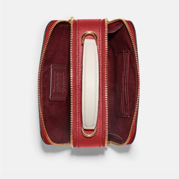 COACH Disney X Coach Box Crossbody With Cruella Motif COLOR
Gold/Red Apple Multi - Picture 8 of 10